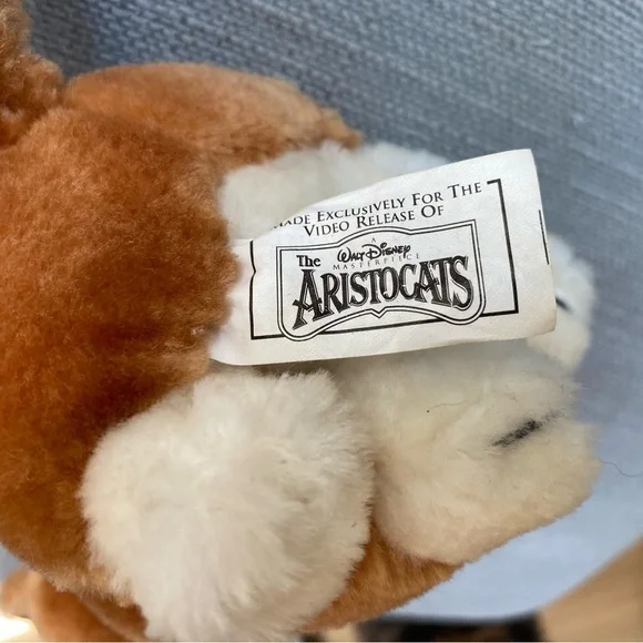 Disney Plush Aristocats Thomas O’Malley Stuffed Toy Cat - Picture 4 of 4